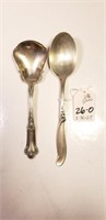 Sterling 2 Pc. Spoons  2.38 ozt.