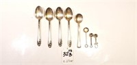 8 Pc. Sterling Small Spoons 2.27 ozt.