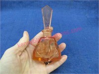 pink glass perfume bottle - nice