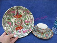 nice chinese bowl -cup -saucer