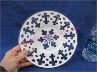 nice white overlay plate -9in