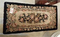 Hand knotted scatter rug (46” x 24”)