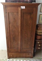 Victorian Oak two door over one drawer armoire