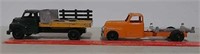 Dardis and Hubley toy trucks