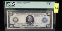 1914 U.S. $20 FEDERAL RESERVE NOTE