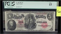 1907 U.S. $5 WOODCHOPPER NOTE