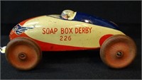 WYANDOTTE TIN SOAP BOX DERBY CAR