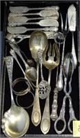 LOT OF STERLING SILVER FLATWARE ITEMS