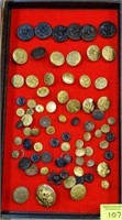 LOT OF MILITARY UNIFORM BUTTONS