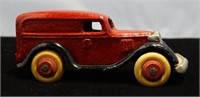 1930'S ARCADE CAST IRON DELIVERY PANEL CAR TOY