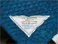 Western solid show pad - turquoise