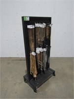 Rolling Jewelry Display Rack & Contents-