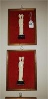 4 Pc. Framed Oriental Figural Females