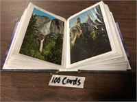 BOOK OF 100 POST CARDS