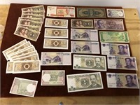 LARGE LOT OF FOREIGN CURRENCY