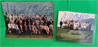 2 AUTOGRAPHED PHOTOGRAPHS OF HOF MEMBERS TO