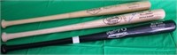 LOT OF 3 HALL OF FAME BATS TO INCLUDE WILLIE