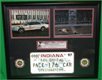 FRAMED INDIANAPOLIS 500 RACING COLLECTION TO