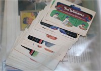 BINDER WITH 75 TED WILLIAMS BASEBALL CARDS ALONG
