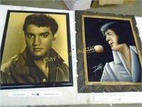 Framed Velvet Elvis Painting & Print