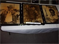 3 Elvis Art Photos on Board