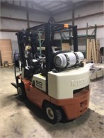 Nissan 50 Forklift with 9,763 hours - Propane