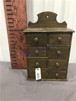 8-drawer wall spice cabinet