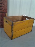 Yellow wood box
