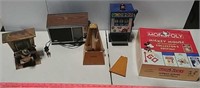 Music box, radio, metronome & games