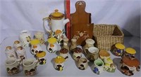 Mushroom shakers, cups and others