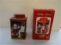 Holiday Portraits Stoneware Canister 32oz. 2002