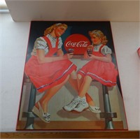 Coca Cola Wood Board Picture