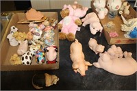 Several pig Figurines.
