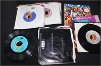 Lot of 45's Records.