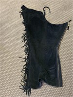 Ultrasuede Fringed Show Chaps