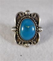 Sterling Silver Turquoise Ring