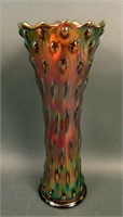 Millersburg Amethyst Hobnail Swirl  10" Vase