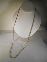 14kt Silk Rope Italian Necklace