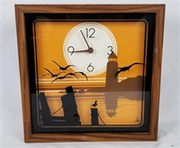 Cool Seaside Battery Powered Clock By Welby