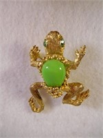 Rare 1960s DeNicola Frog Brooch