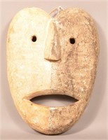Large Wood Face Mask