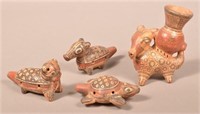 4 Contemporary Nicoya Style Pottery Objects