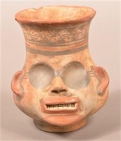 Contemporary Nicoya Culture Head Pot