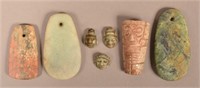 7 South Mexican Stone Items