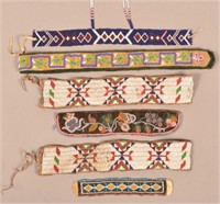 5 Items of Antique Indian Beadwork