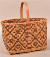 Antique Cherokee River Cane Basket