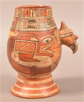 Contemporary Clay Jar in Nicoya Culture Style