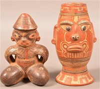2 Contemporary Nicoya Style Pottery Objects