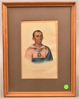 Antique Framed Print - McHenry and hall Series "An