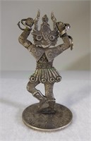 Silver South American Talismanic Art Figure